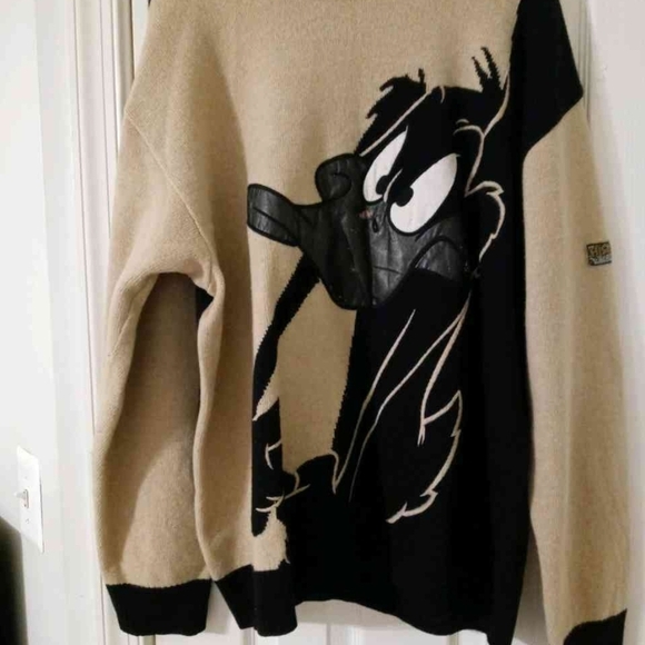 Iceberg Men's Crewneck Sweater - Black and Tan - Picture 1 of 3